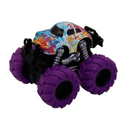 Машина пластиковая FUNKY TOYS FT61043 гоночная die-cast, 4*4, фиолетовые колеса