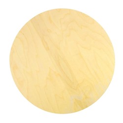 Планшет деревянный, круглый, диаметр 45 см, толщина 2 см, фанера