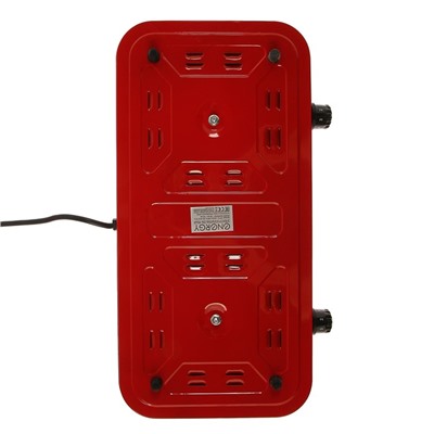 Плитка электрическая ENERGY EN-904R, 2000 Вт, 2 конфорки, красная