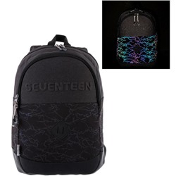 Рюкзак молодёжный Seventeen, 43 x 29 x 12 см, эргономичная спинка, светоотражающий материал