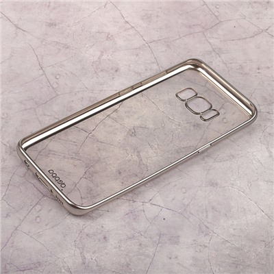 Чехол Deppa Gel Plus Case матовый для Samsung Galaxy S8, цвет серебро