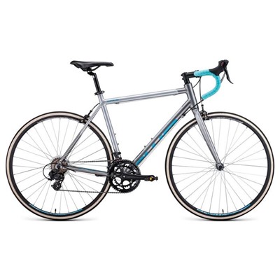 Велосипед 28" Forward Impulse, 2021, цвет серый матовый/бирюзовый, размер рамы рамы 480 мм