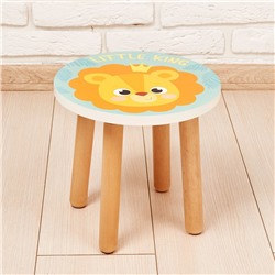 Подставка-стул «Лев», деревянная круглая
