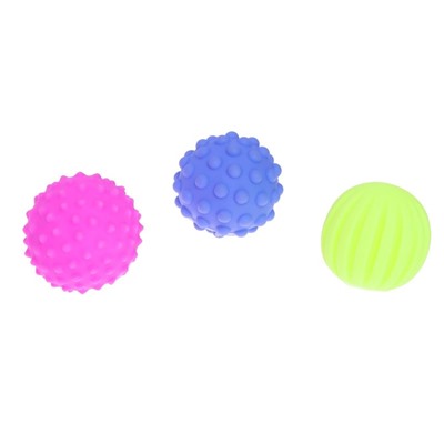 Игровой набор «Весёлая пчёлка», звук, свет, 3 массажных мячика