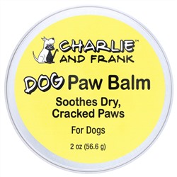 Charlie & Frank, Бальзам для лап собаки, 56,6 г (2 унции)