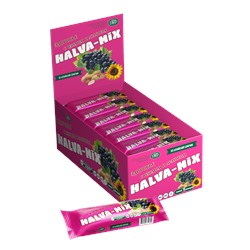 Батончик подсолнечный  Halva-Mix  с изюмом и арахисом в глазури 60 г