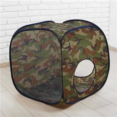 Палатка детская «Домик. Хаки», 60 × 60 × 60 см