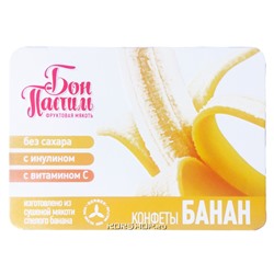 Конфеты с бананом «Фруктовая мякоть» Bon Pastil, 12 г