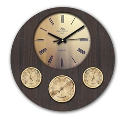 Настенные часы, серия: Интерьер, "Пьет", плавный ход, 45 х 45 х 2.4 см