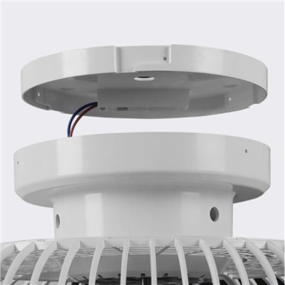 Люстра-вентилятор с ПДУ "Винди" LED 60Вт, 3 режима, белый 45х45х18