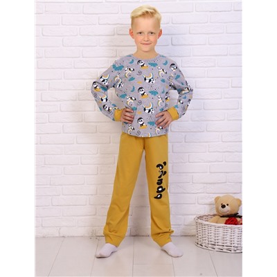 Пижама с брюками для мальчика Сонный мишка