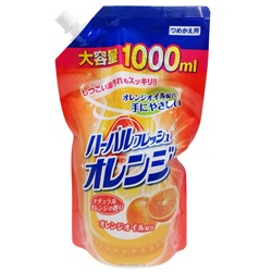 Средство для мытья посуды, фруктов и овощей с ароматом апельсина Mitsuei м/у, Япония, 1000 мл