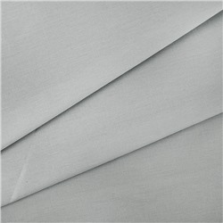 Ткань на отрез поплин гладкокрашеный 115 гр/м2 220 см цвет серый