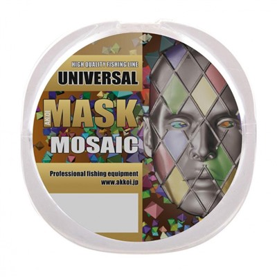 Леска Akkoi Mask Universal 0,148мм 50м прозрачная MUN50/0.148