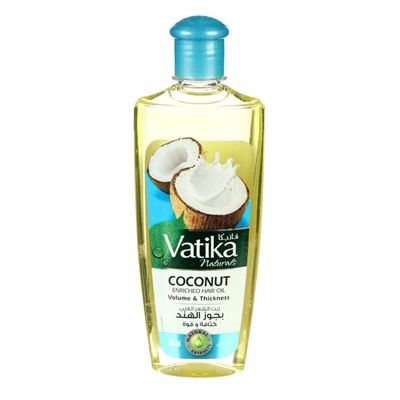 Масло для волос Dabur VATIKA Coconut Enriched обогащённое кокосом, 200 мл
