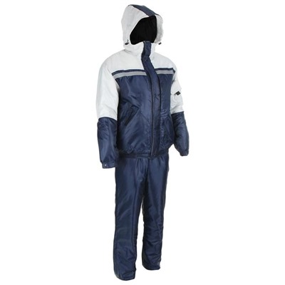 Костюм утеплённый КОС634, куртка+п/к, цвет тёмно-синий/серый, размер 56-58/170-176