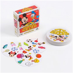 Карточная игра на скорость и реакцию «Дуббль», 55 карт, 5+, Микки Маус и его друзья