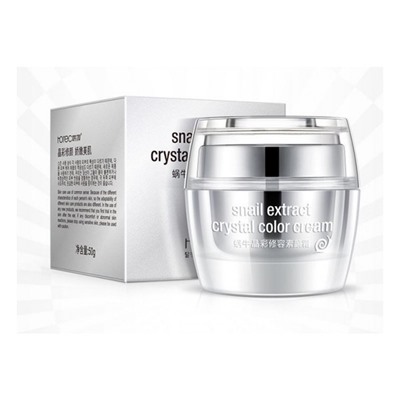 Увлажняющий крем для лица Rorec Snail Extract Crystal Color Cream, 50 гр