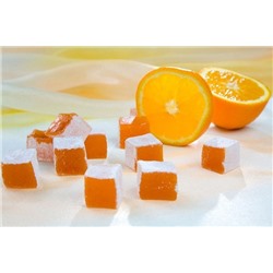 Лукум с ароматом апельсина 2 кг/Кубики фруктовые