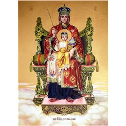 Вышивка крестиком 40х50 - Державная икона Божьей Матери