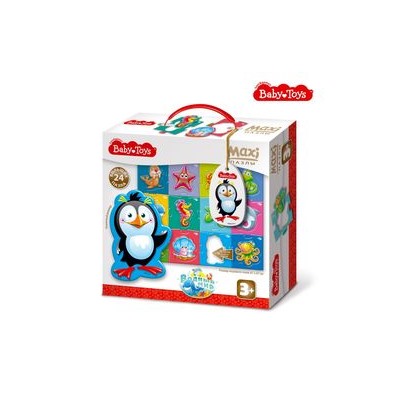 Пазлы MAXI "Водный мир" 24 эл BABY TOYS (поле 61х47см)