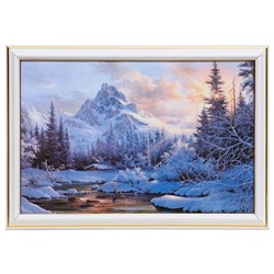 Картина "Зима" 20х30(23,5х33,5) см