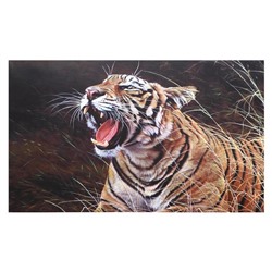 Картина на холсте "Грозный тигр" 60х100 см