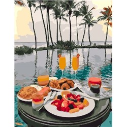 Картина по номерам 40х50 - Тропический завтрак