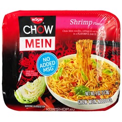 Лапша б/п со вкусом креветок Chow Mein Nissin, США, 113 г