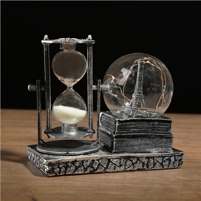 Песочные часы "Эйфелева башня", с подсветкой, 15.5 х 8.5 х 14 см, микс