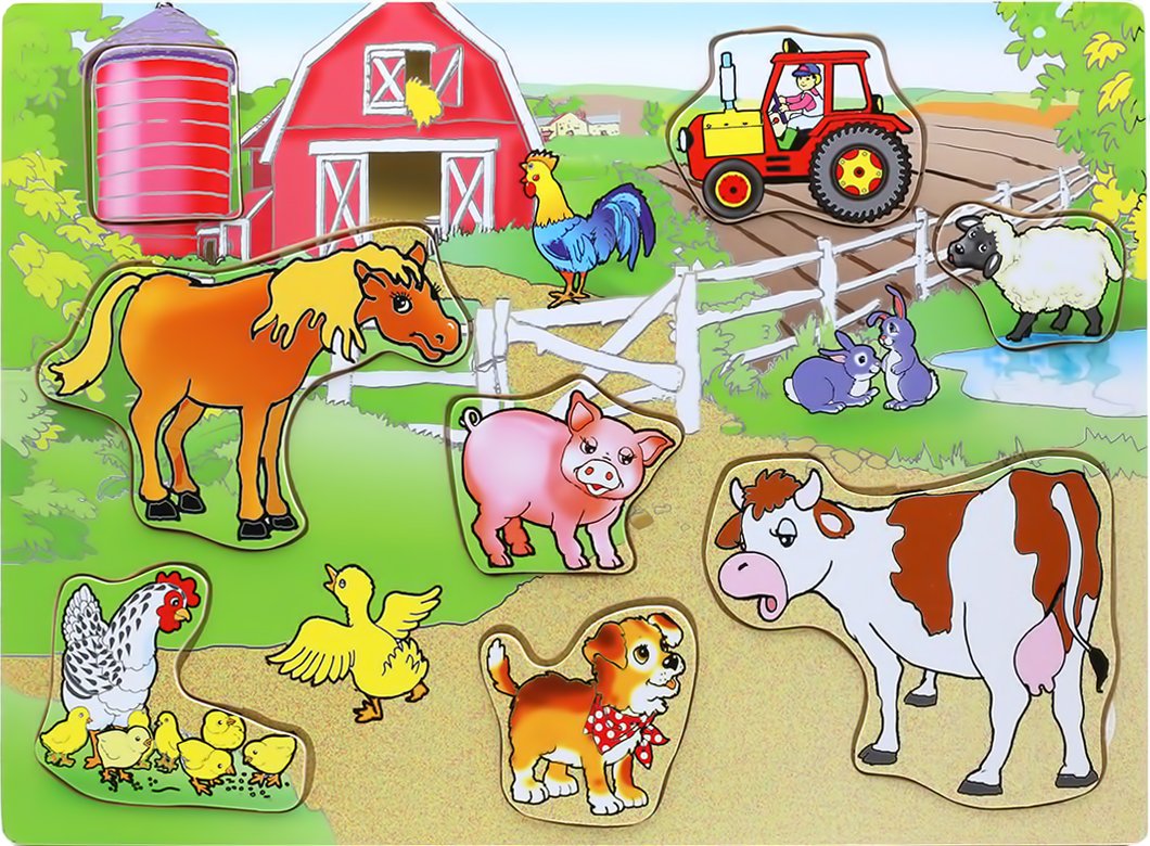 Домашние животные ферма для детей