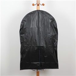 Чехол для одежды Доляна, 60×90 см, плотный, PEVA, цвет чёрный
