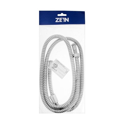 Душевой шланг ZEIN Z29PS, 170 см, гайки металл 1/2", запрессовочная втулка латунь