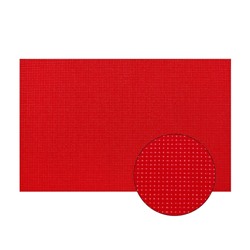 Канва для вышивания №11, 30 × 20см, цвет красный