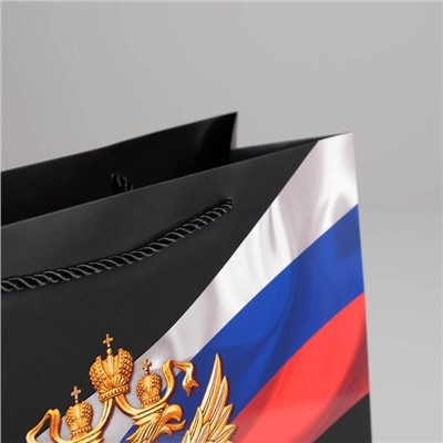 Пакет подарочный «Россия», 32 × 26 × 12 см