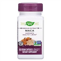 Nature's Way, Premium Extract, Maca, 350 mg, 60 Vegan Capsules