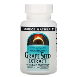 Source Naturals, Proanthodyn, Grape Seed Extract, 100 mg, 120 Capsules