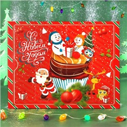 Адвент календарь с шоколадом «Новогодний десерт», 12 х 5 г