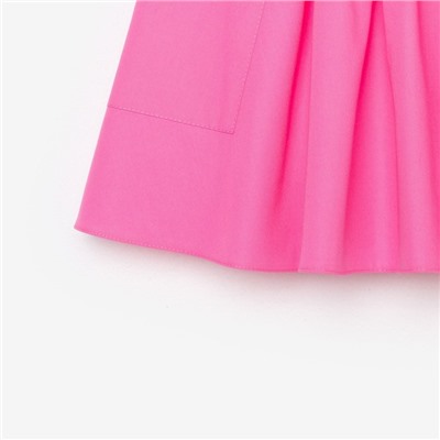 Платье для девочки с карманами KAFTAN, размер 30 (98-104), цвет ярко-розовый