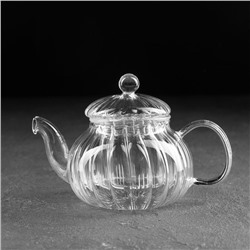 Чайник заварочный Доляна «Диана», 400 мл, со стеклянным ситом