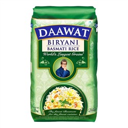 Рис басмати длиннозёрный Biryani Basmati Rice Daawat 1 кг