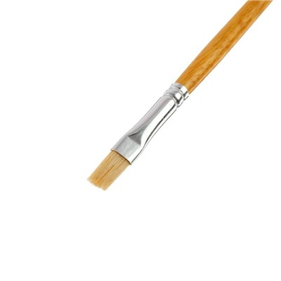 Кисть «Сонет» № 5, щетина, плоская, длинная ручка, d=9 мм