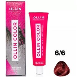 Перманентная крем-краска для волос COLOR 6/6 Ollin 100 мл 6330