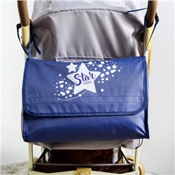 Сумка-органайзер для коляски и санок "Little Star", цвет синий