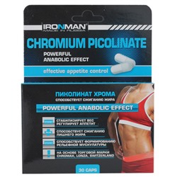 Ironman Пиколинат хрома Chromium Picolinate 30 капс.