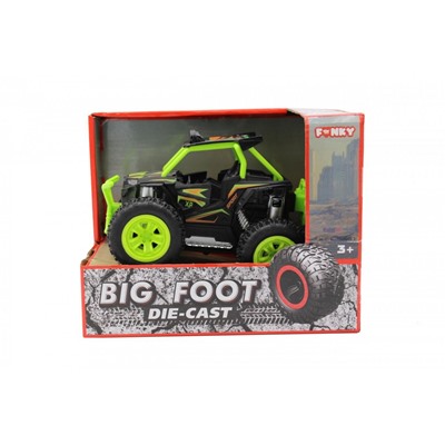 Машина пластиковая FUNKY TOYS FT61061 Багги die-cast, инерционный, зеленый, 1:24