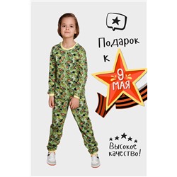 Пижама с брюками для мальчика Танчики