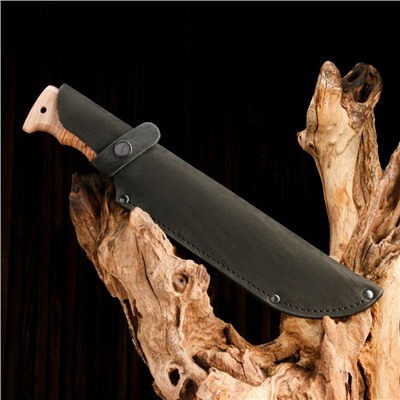 Нож охотничий "Зубр" сталь - 95х18, рукоять береста