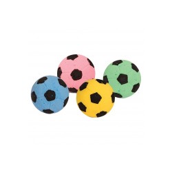 Игрушка Мяч футбольный одноцветный для кошек 4,5см 1АГ