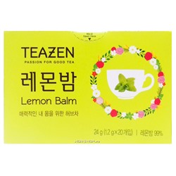 Чай из мелиссы Teazen (1,2 г*20 шт.), Корея, 24 г Акция